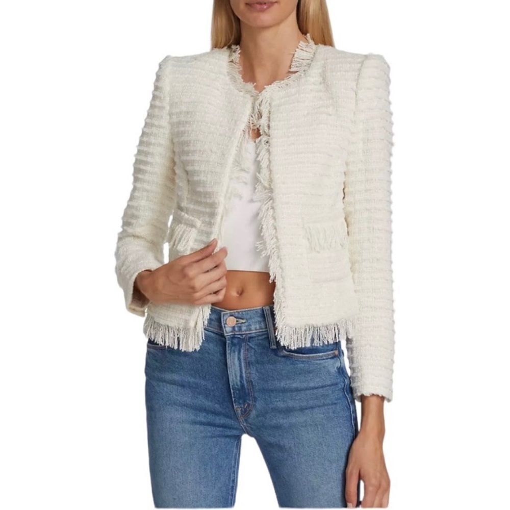 L'AGENCE Angelina Tweed Blazer size 2